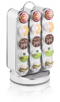 Mind Reader Vortex Coffee Pod Storage Carousel (30 K Cups) - White