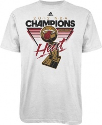 NBA Miami Heat Official 2012 NBA Champions Locker Room T-Shirt