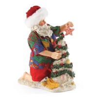 Department 56 Possible Dreams Santas Deck The Shores Santa Figurine, 10.25-Inch