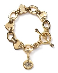 Juicy Couture's heart link bracelet is the perfect gift for your valentine.