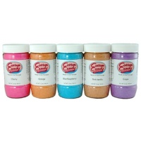 Cotton Candy Express - Cotton Candy Sugar - 5 Floss Sugar Flavor Pack - 12 Oz. Containers