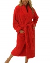 Del Rossa Women's Super Plush Microfiber Fleece Bathrobe Robe