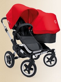 Convert your stroller into one that's perfect for two children with these extra pieces.Includes: FrameSun canopy wiresCarry handleBase seat fabricRain coverAccommodates children and newborns up to 17 kg/37½ lbs per seatPolyester; machine washImported of Italian fabrics