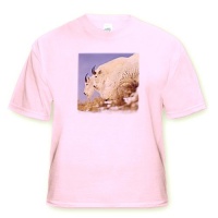 Billy Mountain Goats, Altyn Ridge, Glacier NP Montana - US27 CHA2585 - Chuck Haney - Light Pink Infant Lap-Shoulder Tee (18M)