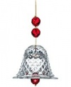 Baccarat 2012 Crystal Bell Ornament