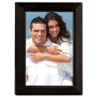 Lawrence Frames Black Wood 4x5 Picture Frame - Estero Collection