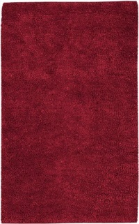 Area Rug 4x10 Rectangle Shag Red Color - Surya Aros Rug from RugPal