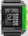 Black Stainless Steel Quartz Chronograph Alarm Digital Dial