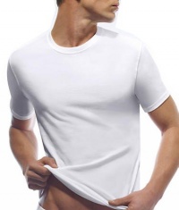 Tommy Hilfiger Men's 100% Cotton 4-Pk White Classic Crew Neck T-Shirt