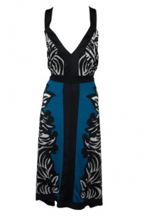 INC International Concepts Womens Black Zebra Tree Hi Low Dress