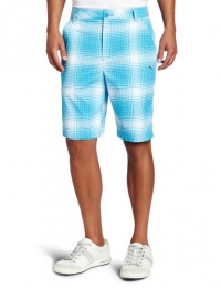 Puma Golf Men's Ombre Plaid Bermuda