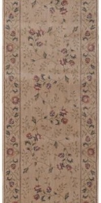 Nourison Zanibar Vines of Flowers Gold 3.6-Feet by 5.6-Feet Polyacrylic Area Rug