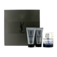 Yves Saint Laurent LHomme Libre Coffret: Eau De Toilette Spray 60ml/2oz + Moisturizing & After Shave Gel 50ml/1.6oz + All Over Shower Gel 50ml/1.6oz 3pcs