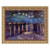 Starry Night On Rhone Canvas Wall Art by Vincent van Gogh - 24W x 20H in.