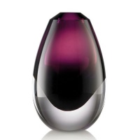 ROGASKA CRYSTAL Fashionably late amethyst Vase 20 cm