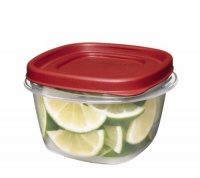 Rubbermaid 7J60 Easy Find Lid Square 2-Cup Food Storage Container