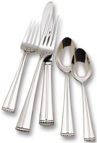 Waterford Merrill 18/10 Stainless Steel 5-Piece Place Setting, Service for 1