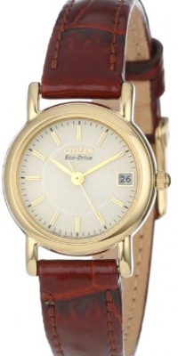 Citizen Women's EW1272-01P Eco-Drive Leather Watch