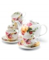 An English classic blooms anew. Planted with pink and gold blossoms, the Country Rose tea set evokes all the elegance of the original Old Country Roses pattern but with a more contemporary feel. (Clearance)