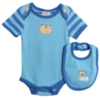 ABSORBA Baby-Boys Newborn Bodysuit And Bib