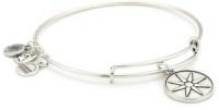 Alex and Ani Bangle Bar Star of Venus Russian-Silver Expandable Bracelet