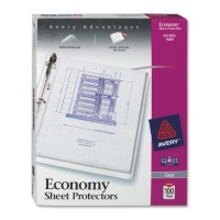 Avery Economy Clear Sheet Protectors, Acid Free, Box of 100 (75091)