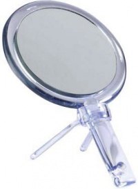 Zadro Acrylic Hand Mirror with 1X - 7X Magnification, Acrylic Finish