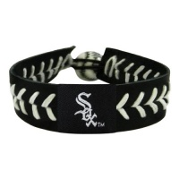 MLB Chicago White Sox Team Color Baseball Bracelet