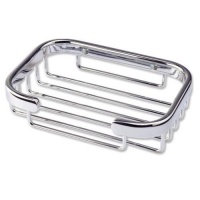 Better Living Bath Boutique Traditional Soap Basket, Chrome