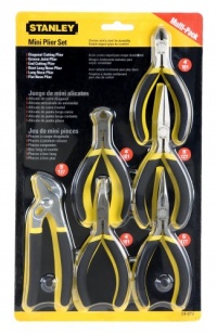 Stanley 84-079 6-Piece Bi-Material Mini Plier Set