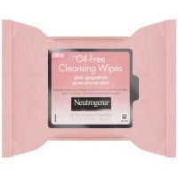 Neutrogena Cleansing Wipes, Pink Grapefruit, 25 Count