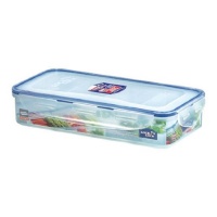 Lock&Lock 54-Fluid Ounce Rectangular Food Container with Divider, Short, 6.6-Cup