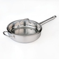 BergHOFF Boreal 10 in. Stainless Steel Covered Deep Skillet