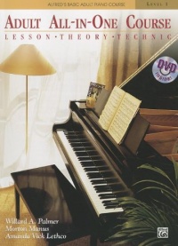 Alfred's Basic Adult All-in-One Course, Bk 1: Lesson * Theory * Technic (Book & DVD) (Alfred's Basic Adult Piano Course)