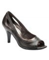 Sofft's Gemini peep-toe pumps serve a dual purpose: Looking great for day or night! Available in black, gray or navy.