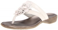 Clarks Women's Clarks Dusk Rio Thong sandal,White Lizard,11 M US