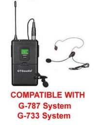 GTD Audio Body Pack Transmitter Compatible With G-787 , G-733 Receiver Series