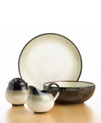 Creamy earth tones in durable stoneware lend your tabletop simple sophistication.