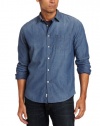 Faconnable Jeans Men's Jacquard Button Down Shirt