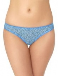 OnGossamer Women's Stretch Mesh Bikini, Hot Dot Summertime, Small