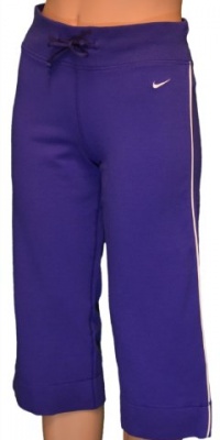 NIKE Women's DRI-FIT Exercise Training Capri Pants-Purple