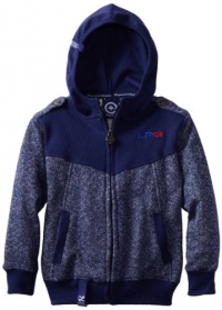 LRG - Kids Boys 2-7 Overdraft Hoodie, Navy, 5