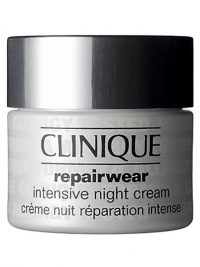 Repairwear Intensive Night Cream. Works all night to help block and mend the look of lines and wrinkles. Rebuilds stores of firming natural collagen. Fuels 24-hour antioxidant replenishment that arms skin for tomorrow. 1.7 oz. 