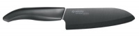 Kyocera Revolution Series 5-1/2-Inch Santoku Knife, Black Blade