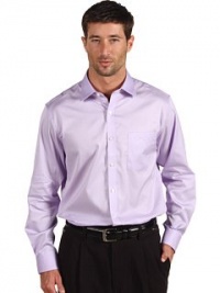 Michael Kors Men's Regular Fit Shirt, Color Soft lilac Size 15.5 34/35