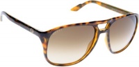 Gucci GG1018/S Sunglasses - 0791 Havana (CC Brown Gradient Lens) - 57mm