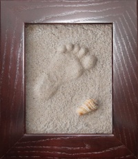 Pressions Handprint and Footprint Kit, Mahogany