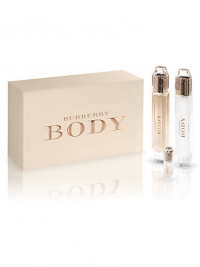 Burberry Body is an effortlessly sensual, feminine fragrance. Experience Burberry Body's eclectic combination of luxurious ingredients with the Eau de Parfum Intense Gift Set. Set includes: 2.8 oz. Eau de Parfum Intense, 2.8 oz. Body Milk, and 0.15 oz. Eau de Parfum Deluxe Miniature.