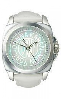 DKNY Leather Collection White Strap Mother-of-pearl Dial Women's watch #NY4906