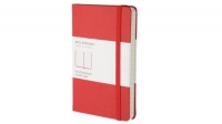 Moleskine Classic Hard Cover Pocket Ruled Notebook - Red (3.5 x 5.5) (Classic Notebooks)